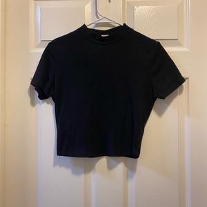 Destined black crop top size Large